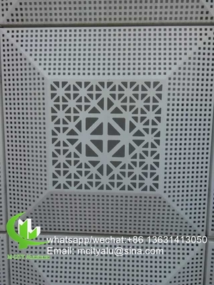 Metall-Aluminium-Perforationsplatten und Schnitzplatten für Fensterdekoration