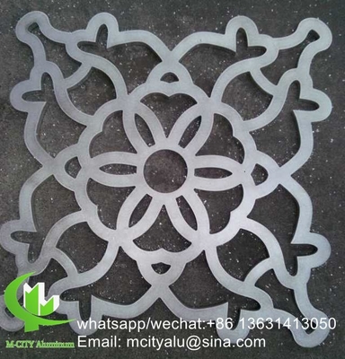 CNC-geschnitzte Platte Perforierte 3 mm Metall-Aluminium-Verkleidung für Vorhangwand