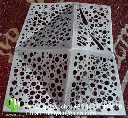 Aluminiumplatten für die Fassade mit einer Pulverbeschichtung von 3 mm