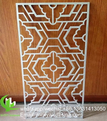 CNC-Laser-Schneidpanel Perforierter Panel 3 mm Metall-Aluminium-Panel für Fenster