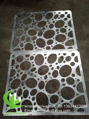 CNC-Schnitzbildschirm Perforierte 3 mm Metall-Aluminium-Bekleidung für Vorhangwand