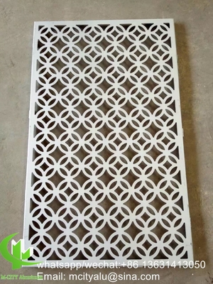 Aluminium-Laser-Schnittplatte für Lobby-Dekoration mit Pfau-Muster