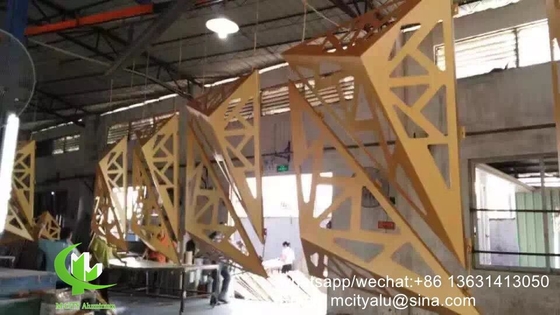 Aluminiumplatten für die Fassade mit einer Pulverbeschichtung von 3 mm