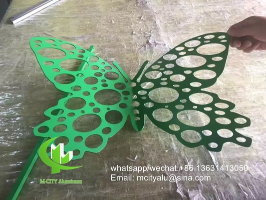 China Lieferant 600x600mm Aluminium perforierte Verkleidungsplatte für Wanddekoration Biegeform