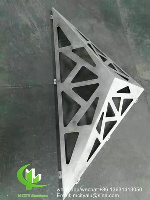 Aluminiumplatten für die Vorhangwand der Säulenfassade
