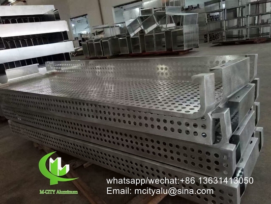 Aluminiummassivplatte für Fassadenvorhangwand mit 2,5 mm Wandplatte Einzelplatte