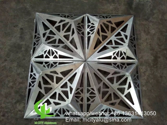 Metall-Aluminium-Massivplatten-Verkleidungsplatten für Fassadenvorhänge mit einer Aluminiumdicke von 3 mm