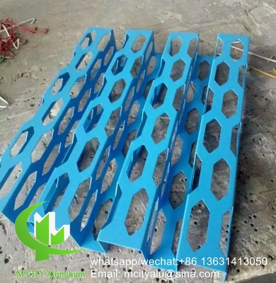 Aluminiumperforierte Platte Metall-Aluminium-Verkleidungsplatte geschnitzte Platte für Fassade