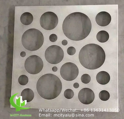Rundes Dekorationspaneel aus Aluminium Verkleidungspaneel mit PVDF-Ausführung für Fassadenvorhänge