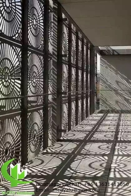 Massivplatten aus Metall Aluminiumspalte für Fassadenvorhang mit einer Dicke von 5 mm
