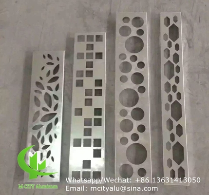 Aluminiumperforierte Wandplatte für Vorhangwand, Wandplatte zur Fassadenverkleidung mit Hohlbau für die Außennutzung