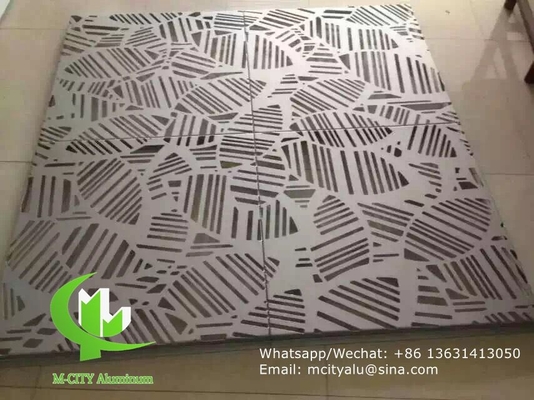 Aluminiumperforierte Platte für Fassadenvorhänge mit 2 mm dicken Pvdf-Lack
