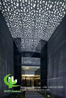 Blume Aluminium-Laser-Schnittplatte für Wand mit Pulverbeschichtung