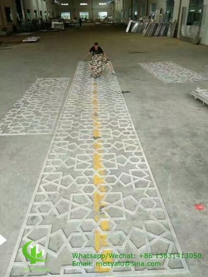Aluminiumperforierte Folien für Wanddekoration mit 2 mm dickem Pvdf-Lack