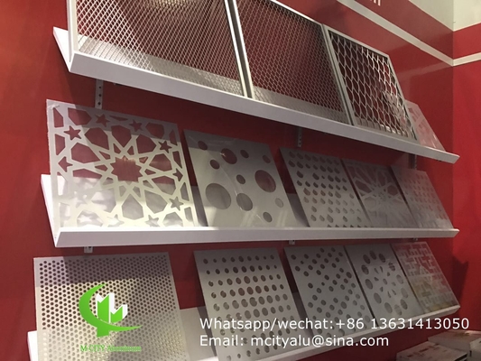 Aluminiumperforierte Platte für Fensterschattierungen mit 3 mm Metallbleche mit Pulverbeschichtung