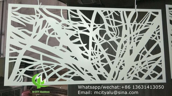 Auf Wunsch gefertigt Aluminium-Punching-Panel für Fassadenvorhang mit einer Dicke von 2,5 mm