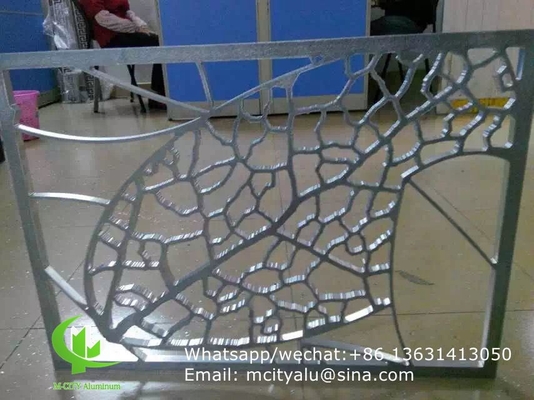 Aluminium-Gitter mit Rahmen für Fensterdekoration kann jede Größe gemacht werden