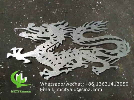 Aluminiumfurnierblech Metallfassade Verkleidung Biegeblech 2,5 mm Dicke für Vorhangwand Fassade Dekoration