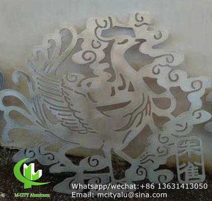 Massiv-Aluminium-Perforaturbildschirm für Vorhangwand-Fassadenverkleidung Wandbildschirm mit 2 mm Dicke Perforaturbildschirm