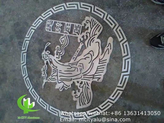 Drachen Aluminium-Laser-Schneidplatte für Fassaden-Vorhangwand mit Metallplatte mit einer Dicke von 2,5 mm
