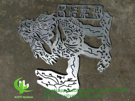 Holz-Aluminium-Verniss-Blatt Metallfassade Verkleidung Biegelblatt 2,5 mm Dicke für Vorhangwand Fassade Dekoration