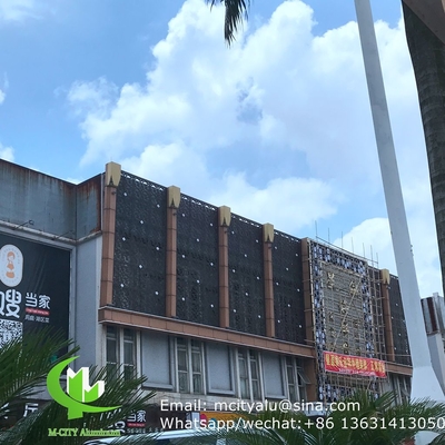 Aluminiummassivplattenblech Metallfassade Verkleidung Zaun Biegeblech 2,5 mm Dicke für Vorhangwand Fassade Dekoration