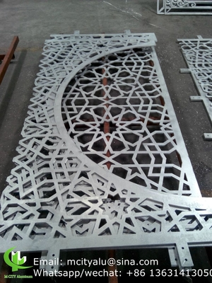 Fassadenverkleidung aus metallischem Aluminium mit massivem Panel, Biegeblech mit einer Dicke von 2,5 mm für die Dekoration von Vorhangwänden