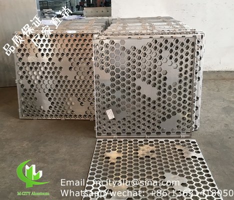 Metall-Aluminium-perforierte Massivplatte, Fassadenplatte, Verkleidungsplatte für Vorhangwand-Bildschirmplatte