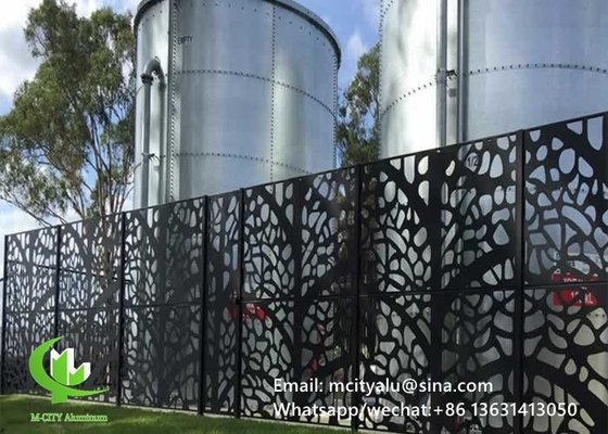 Aluminium-Hohlbildwandplatte für Vorhangwand-Fassadenverkleidung Wandplatte mit 2 mm Dicke Perforierbildschirm