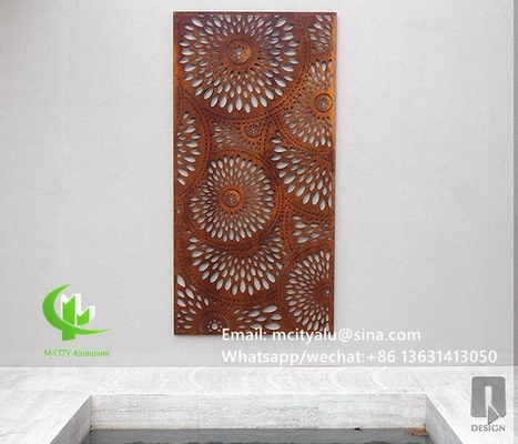 Wandplatten aus Aluminium für Vorhangwand, Fassadenverkleidung, Wandplatten mit 2 mm dicken Perforationsschirm