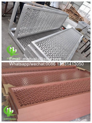 China Perforierter Aluminiumbildschirm Laserschnitt CNC-Schnitzwerk Vorhang Wandplatte aus China Verkleidung Fassade Wandplatte