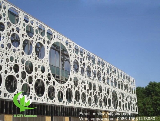 Privatsphäre-Panels Aluminium-Dekorationspaneel Wandplatte für Wand mit 2mm Metallblech 1m x 1m in China