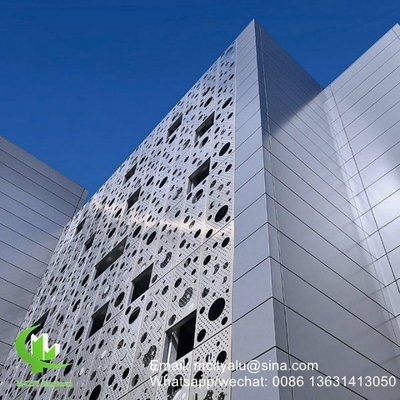 Privatsphäre-Panels Aluminium-Dekorationspaneel Wandplatte für Wand mit 2mm Metallblech 1m x 1m in China