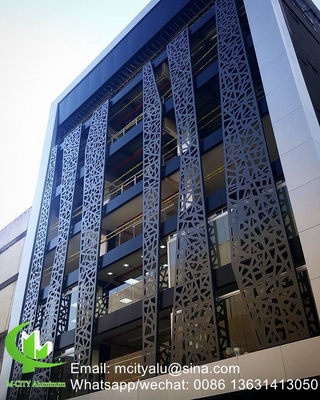 Aluminiumperforierte Wandplatte für Vorhangwand, Wandplatte zur Fassadenverkleidung mit Hohlbau für die Außennutzung