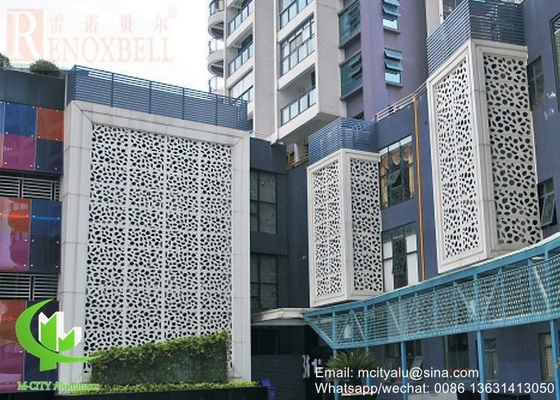 Aluminiumcnc-perforierte Platte Metall-Aluminium-Verkleidungsplatte mit graviertem geschnitzten Plattenblatt für die Fassade