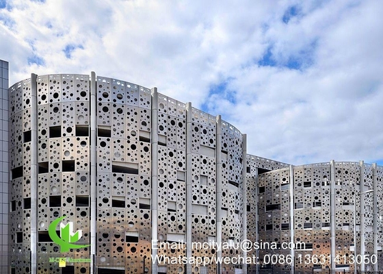 Metall-Aluminium-Festplattenplatte für Fassaden-Vorhangwand mit 3 mm Aluminiumplatte