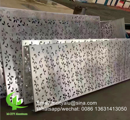 Metall-Aluminium-Hohlplatten-Laser-Schnitt-Fassaden-Platten-Hausdekoration Baummuster