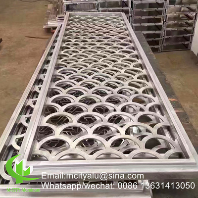 Privatsphäre-Panels Aluminium-Dekorationspaneel Wandplatte für Wand mit 2mm Metallblech 1m x 1m in China
