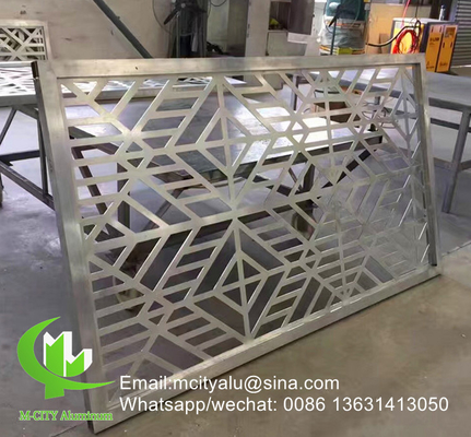 Metall-Aluminium-Hohlplatten-Laser-Schnitt-Fassaden-Platten-Hausdekoration Baummuster