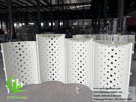 Lasergeschnittene Aluminiumplatten mit Perforationsmuster