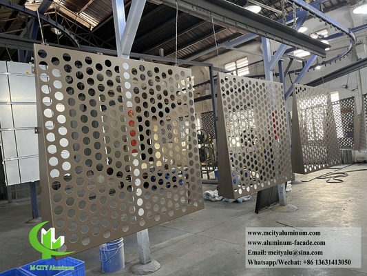 Aluminiumplatten mit Perforationsmuster 3 mm dickes Metallblech