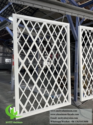 Laserschnitt Metallbildschirm Aluminium Laserschnittplatten Dekorationsbildschirm