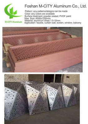 Metall-Aluminium-Hohlplatten-Laser-Schnitt-Fassaden-Platten-Hausdekoration Baummuster