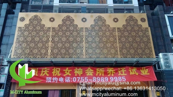 3d China Aluminium Wandverkleidung Fassade Wandplatte Wandverkleidung für China Projekt