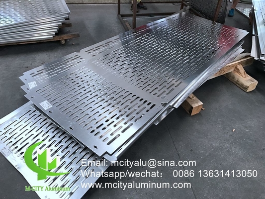 China Fabrik super langlebige Pulver beschichtet Aluminium CNC perforierte dekorative Platte für Fassade Wandplatte Verkleidungsplatte