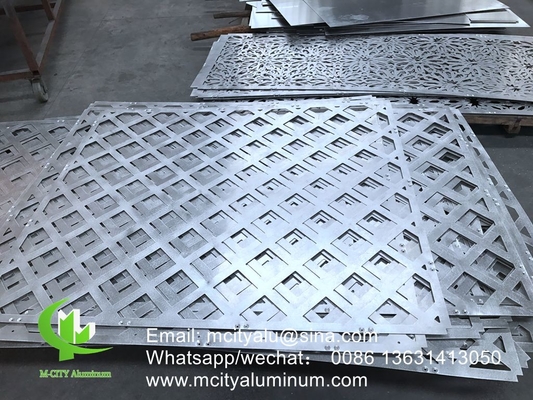 Metall-Aluminium-Perforationsblech Metall-Privacy-Screen-Fassade Verkleidung Biegeblech 2,5 mm Dicke für Dekoration