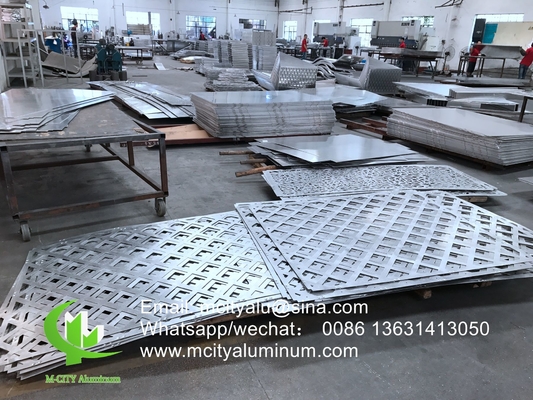 Aluminiumperforierte Scheine für Balkone mit 3 mm Metallbleche mit Pulverbeschichtung