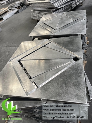 Wasserdichte Metallverkleidung Aluminiumfassaden Massivaluminium