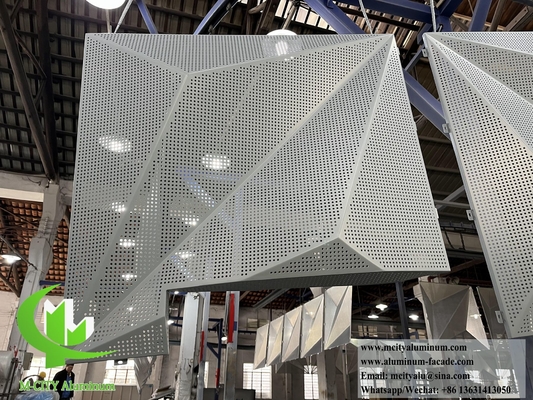 Aluminium-Cladding-Panel 3D-Design Perforationsblech PVDF-Beschichtung