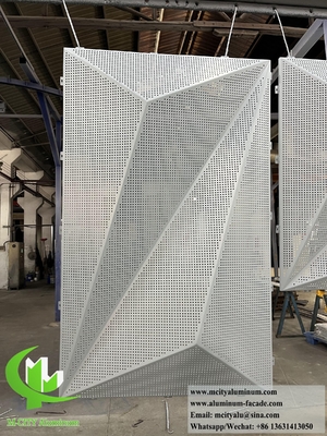 3D-Metallbeschichtung Aluminiumfolie für Außenfassadendekoration